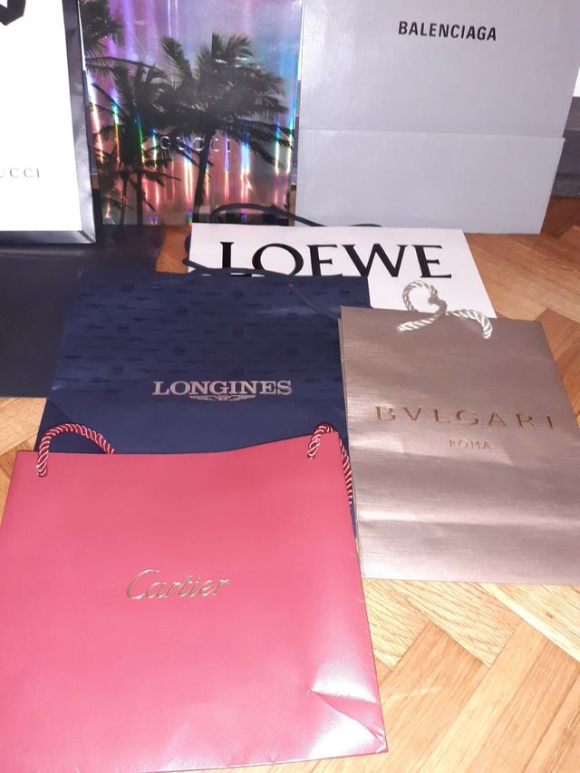 Bolsas:Gucci,Loewe, Cartier, Longines,Bulgari..