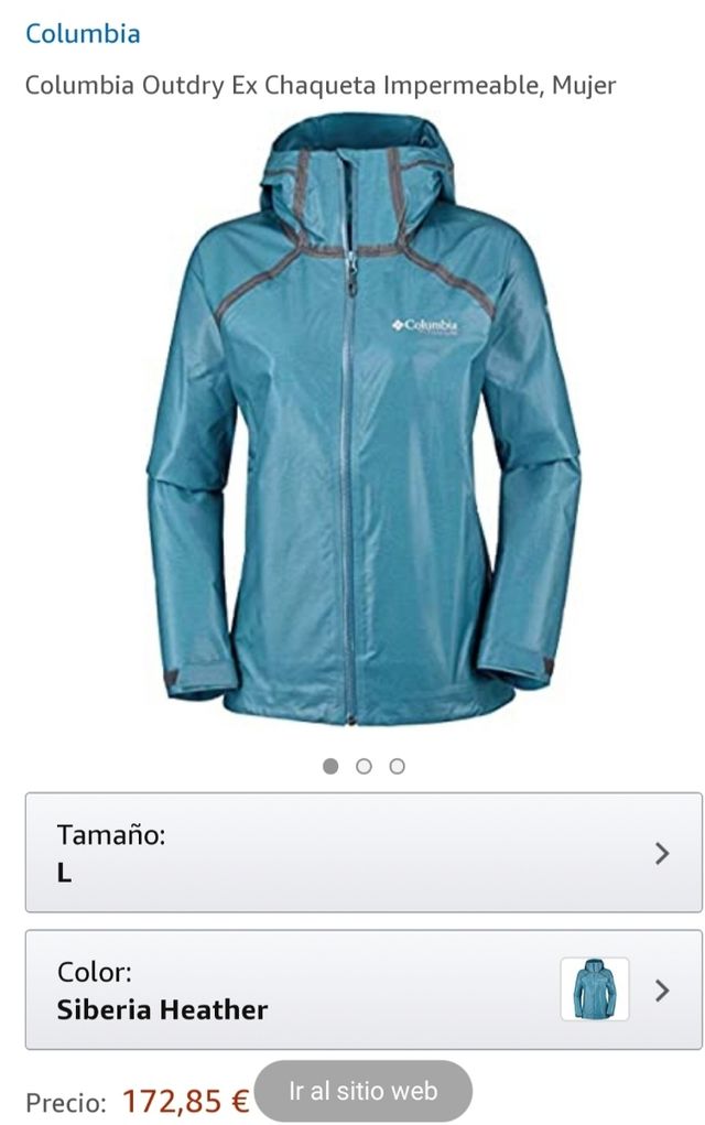 chubasquero columbia M