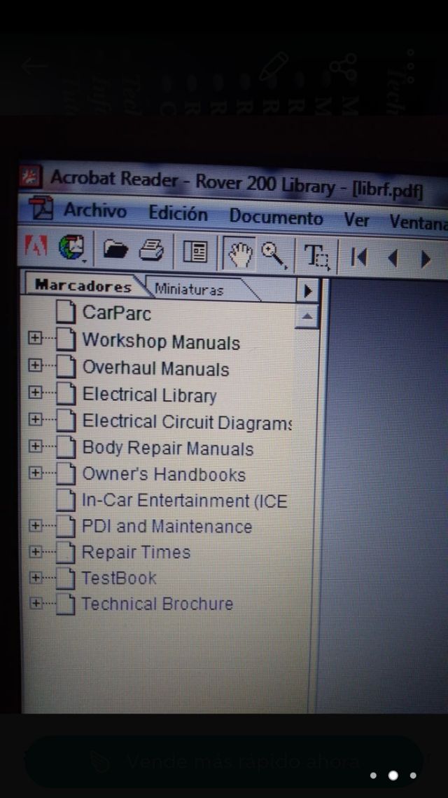 manual Rover MG y mini rave Disco CD-ROM