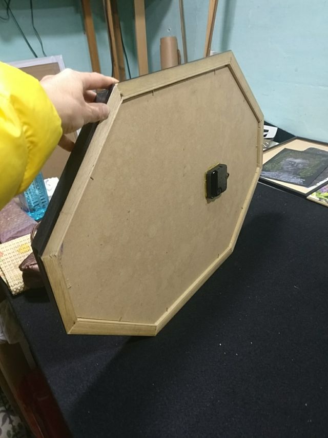 Reloj de pared, pintado a mano, diseño único