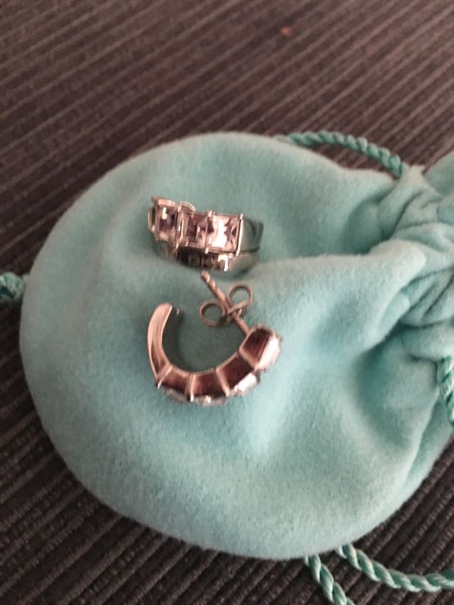 Conjunto de Reloj y Pendientes DKNY