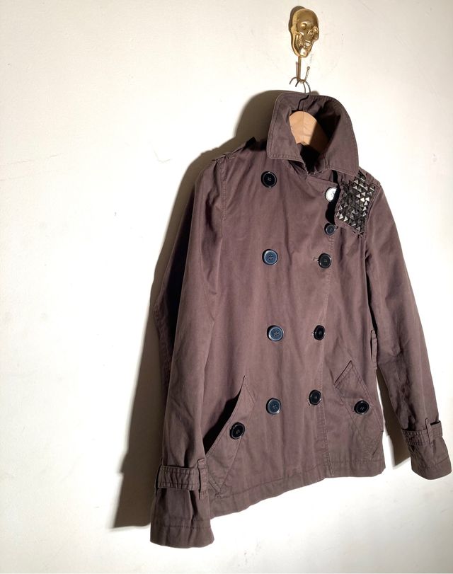 gabardina/parka customizada