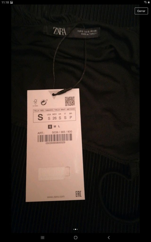 Vestido negro, de fiesta