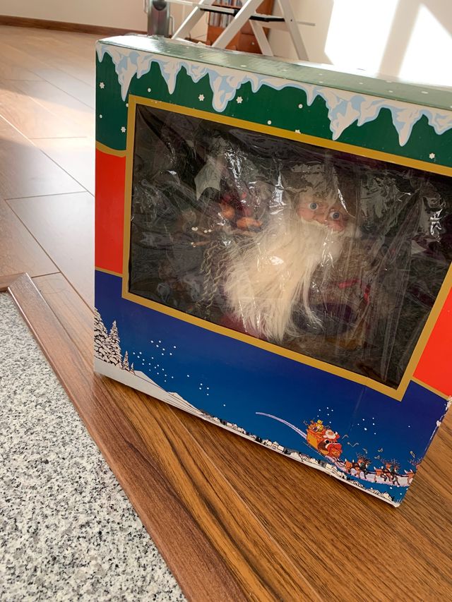 CORONA DE NAVIDAD CON PAPA NOEL.