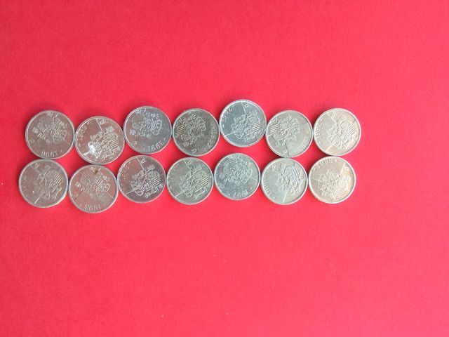 moneda 1 peseta años 1989 a 1998
