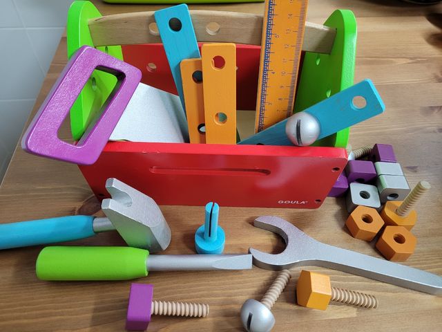 Caja herramientas de madera