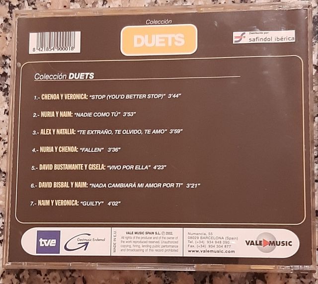 Música Operación Triunfo Duets