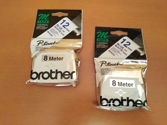 Pack 2 Cintas rotuladoras térmicas para impresoras