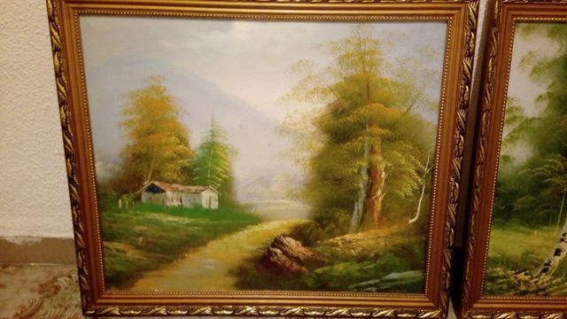 Cuadros al óleo.
