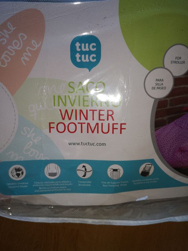 Saco invierno para silla de bebé