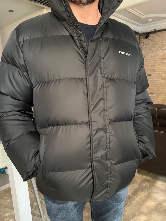 Cazadora Carhartt Hombre Deming Negro