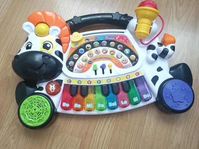Piano cebra marchosa de Vtech