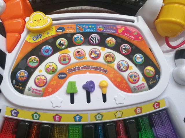 Piano cebra marchosa de Vtech