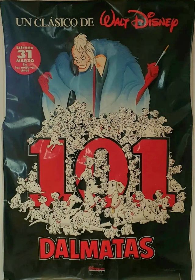 Póster gigante de 101 dálmatas