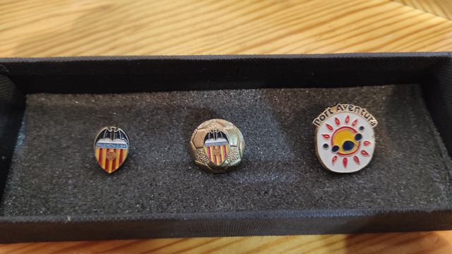 PINS DEL VALENCIA Y DE PORT AVENTURA
