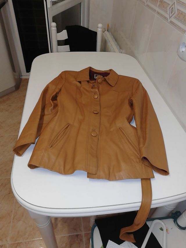 chaqueta de cuero