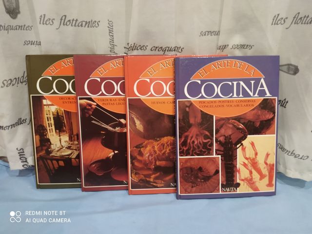 4 Tomos El arte de la cocina