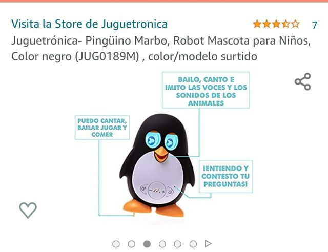 Pingüino Marbo.Nuevo.Robot Mascota para Niños