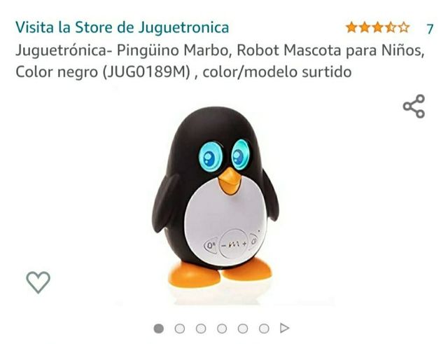 Pingüino Marbo.Nuevo.Robot Mascota para Niños
