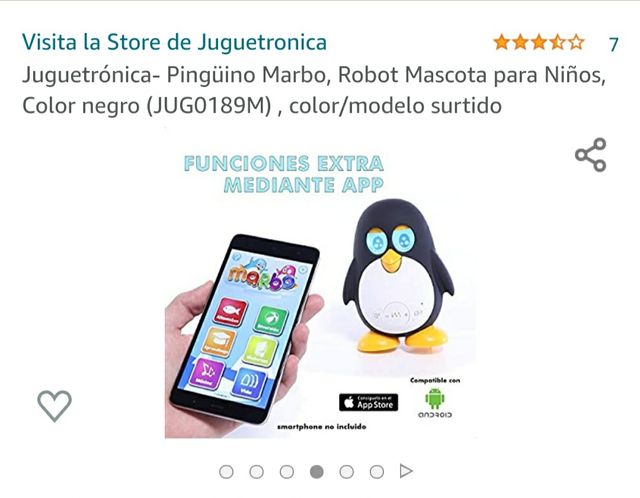 Pingüino Marbo.Nuevo.Robot Mascota para Niños