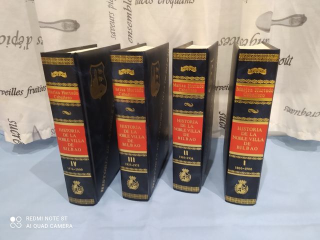 4 Tomos de Historia de la Noble Villa de Bilbao