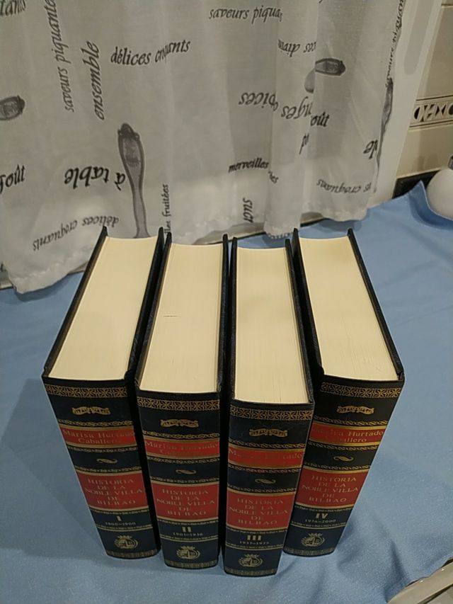 4 Tomos de Historia de la Noble Villa de Bilbao