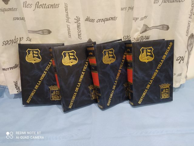 4 Tomos de Historia de la Noble Villa de Bilbao