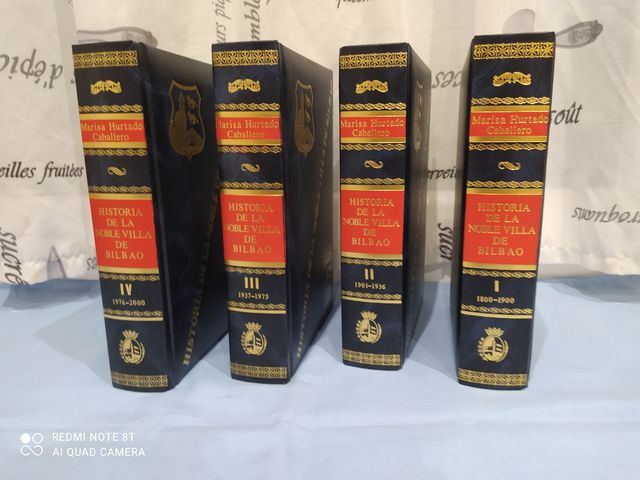 4 Tomos de Historia de la Noble Villa de Bilbao