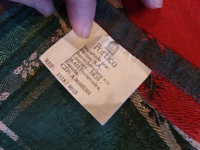 mantel navideño grande