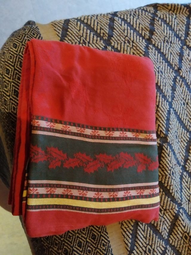 mantel navideño grande