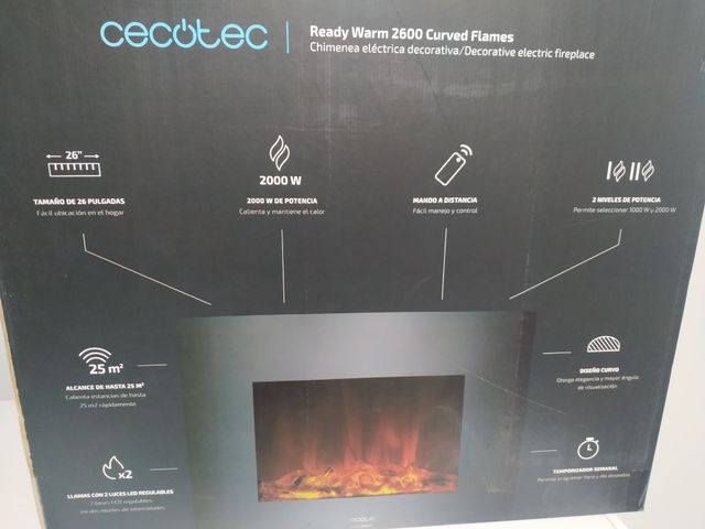 Chimenea electrica 26 pulgadas nueva de segunda mano por 110 € en