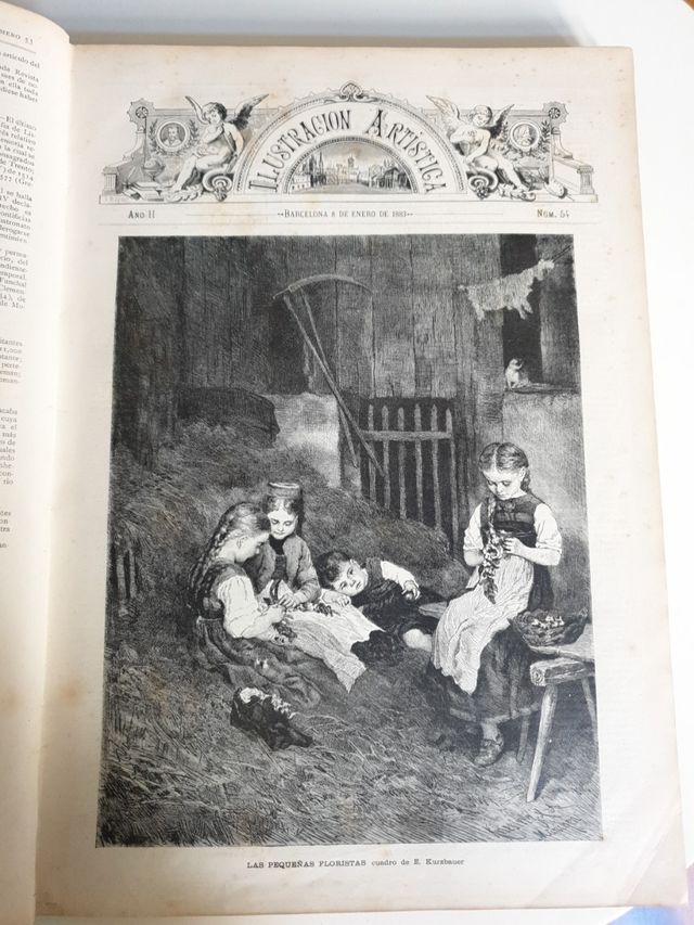 Libro Ilustracion Artistica 1883 Tomo 2