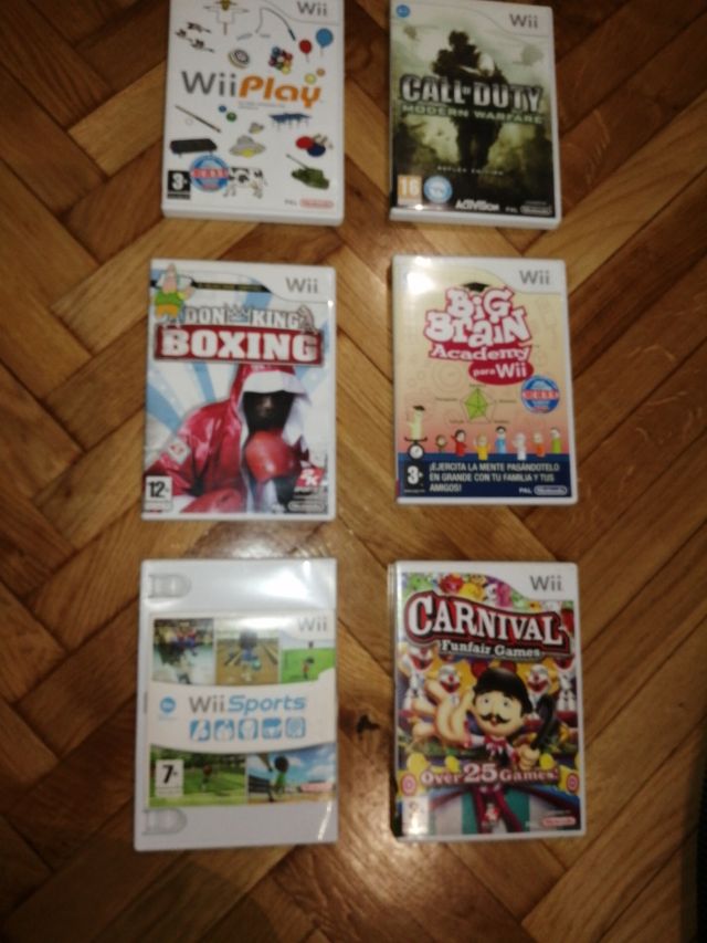 vendo juegos wii