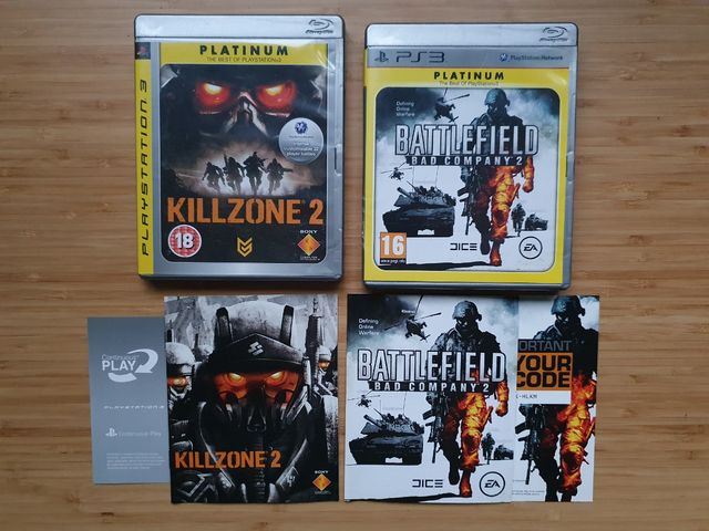 KillZone 2 y Battlefield Bad Company 2 PS3