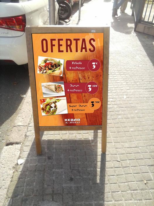rotulacion pizarras de restaurantes, bares...