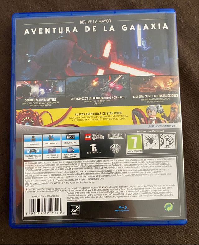 Juego Ps4 El despertar de la fuerza star wars Lego
