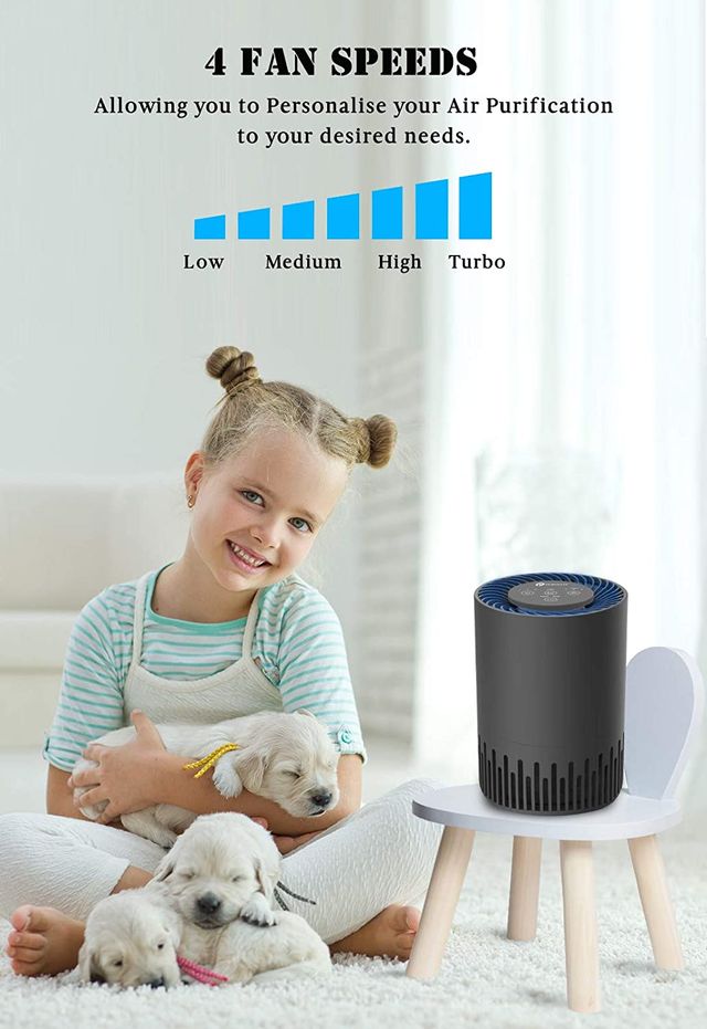 PureMate PM 501 Purificador de Aire  Filtro HEPA 3