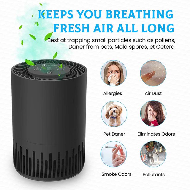 PureMate PM 501 Purificador de Aire  Filtro HEPA 3