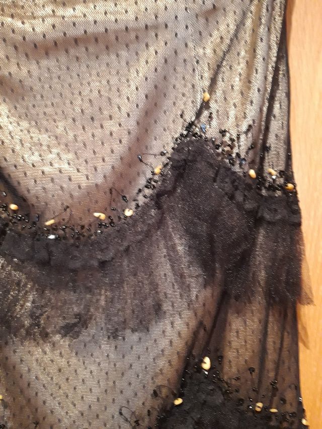 Vestido de noche dos piezas