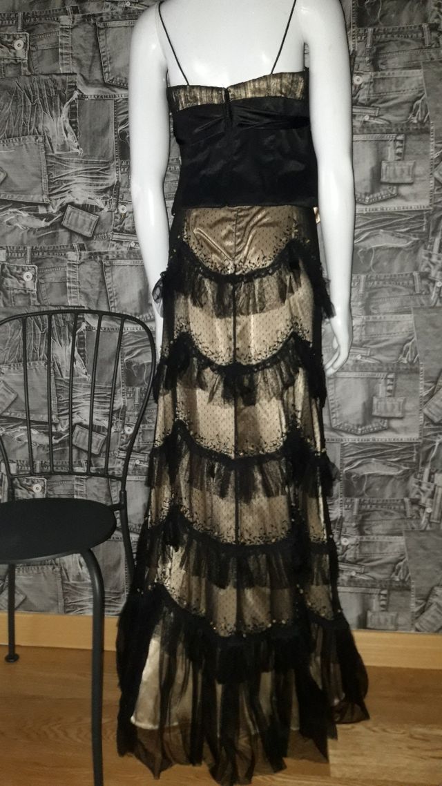 Vestido de noche dos piezas