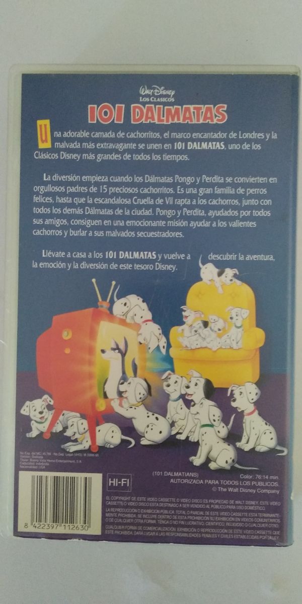 VHS 101 Dálmatas
