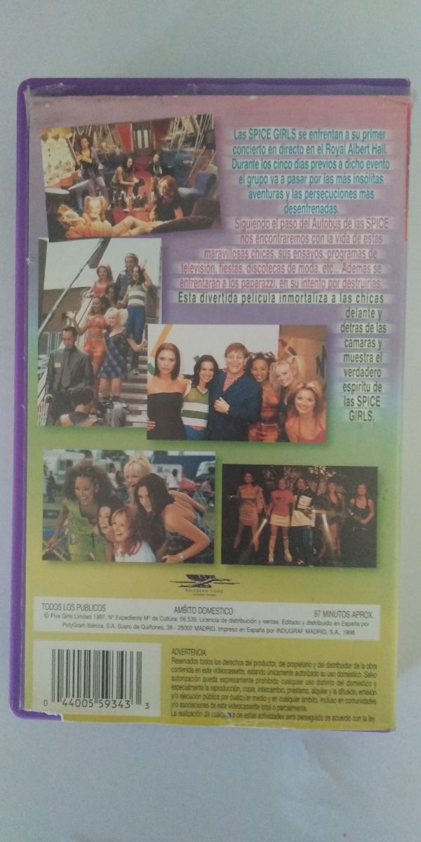 VHS Spice Girls Spiceworld