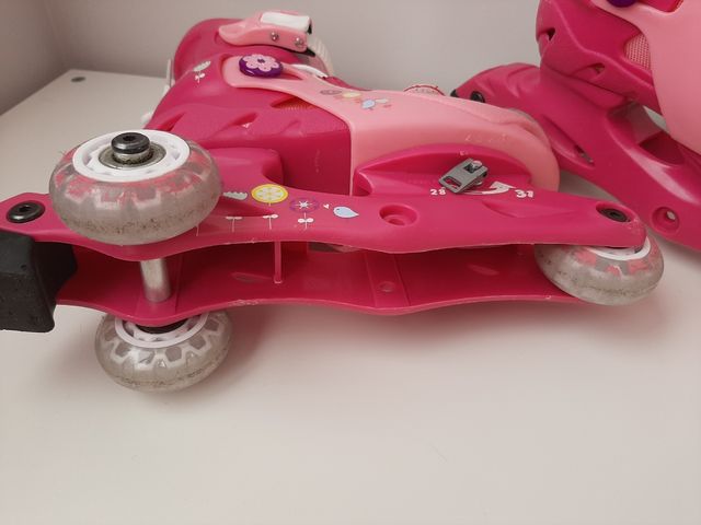 Patines infantiles tres ruedas convertibles