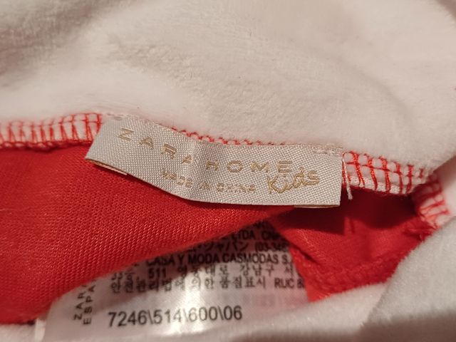 Gorro Papá Noel bebé Zara kids