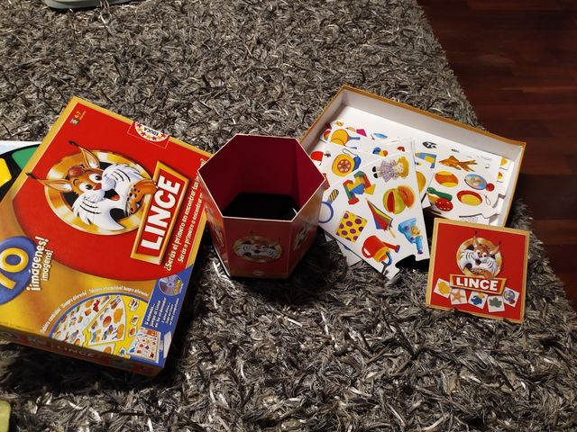 Juego de lince y juego de preguntas