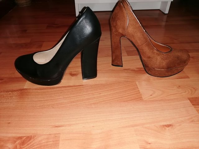 zapatos marrones nuevos