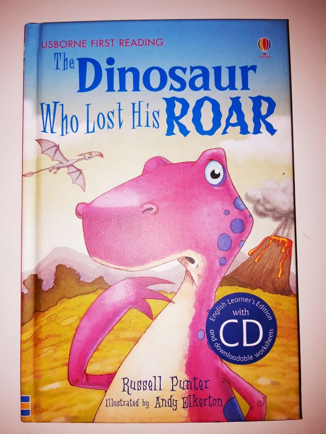 Libro The Dinosaur Who Lost his Roar+CD NUEVO