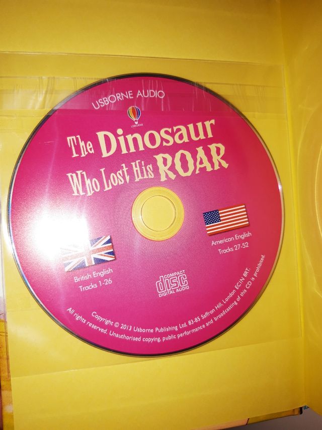 Libro The Dinosaur Who Lost his Roar+CD NUEVO