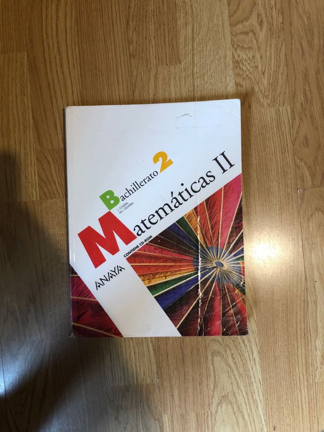 Matemáticas 2 de bachillerato Anaya