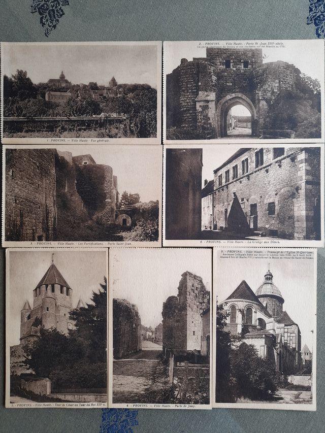 15 postales PROVINS (Francia) antiguas